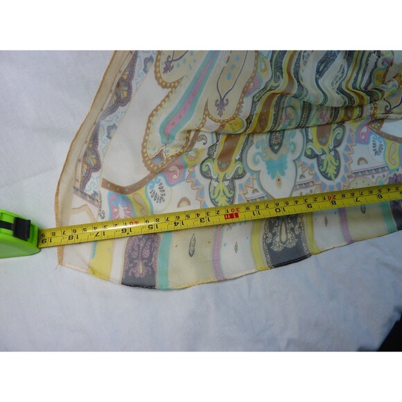 Cowl Scarf  66" diameter  &  Dupatta Rectangle Scarf-Shawl-Stole  64" x 19" - Picture 4 of 6